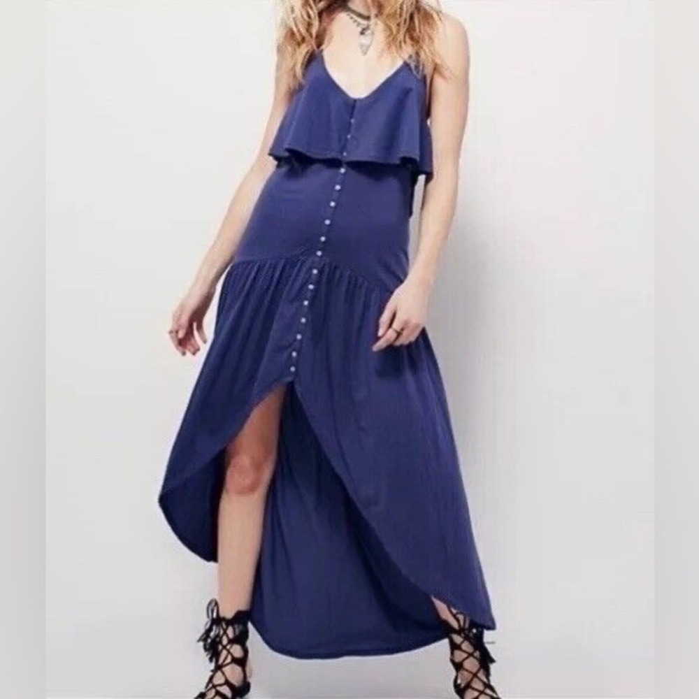Free People Beach Summer Roseland Sweeping Dress